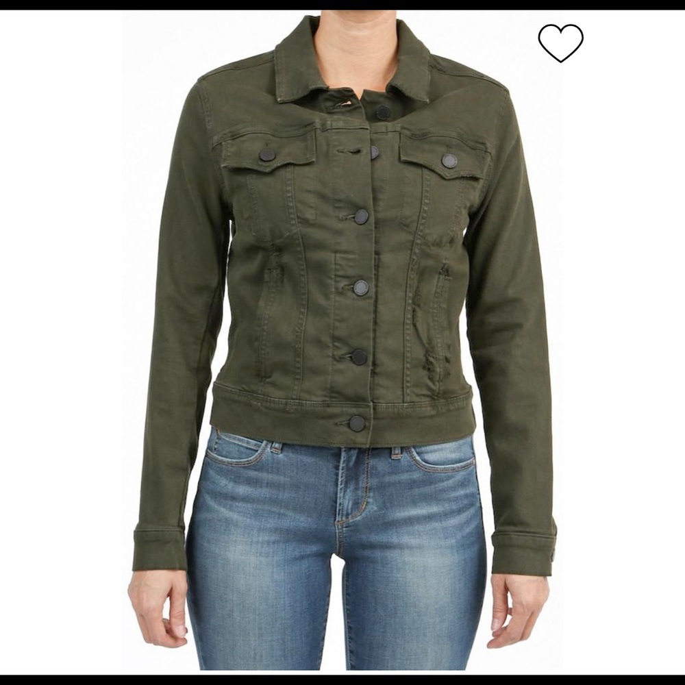 Articles of Society Hunter Green Jean Jacket